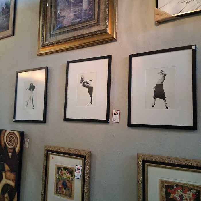 Set of 3 Black Framed Dance Pictures