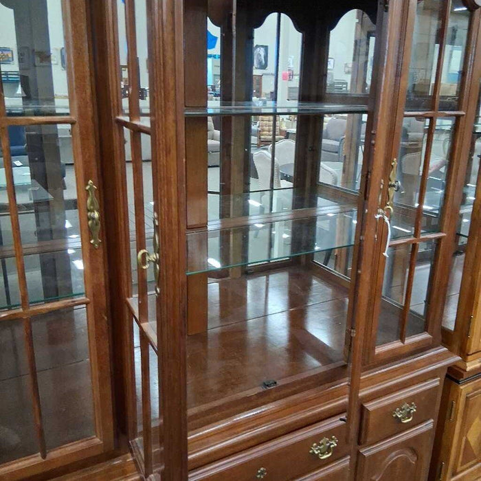 Dark Brown 2 Pc Hutch