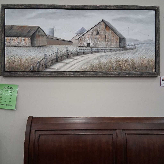 "Dusty Road" Framed Canvas