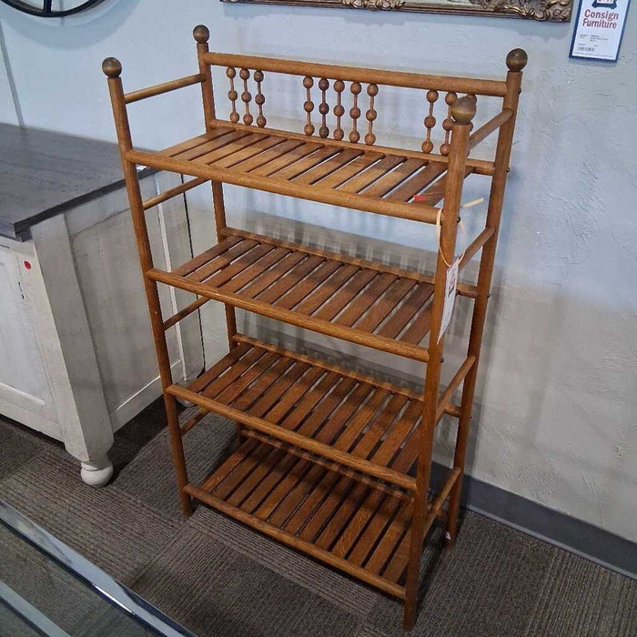 Small Vintage Spindle Frame Shelf