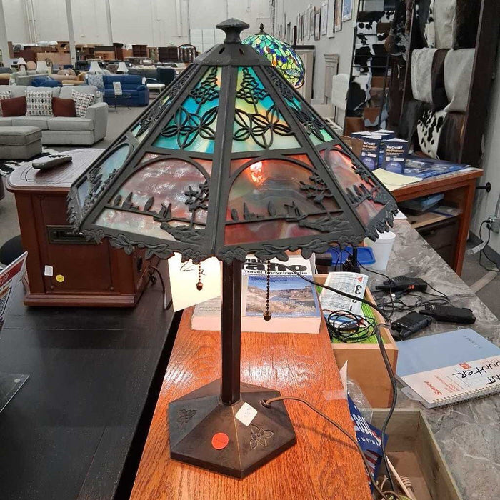 Bradley & Hubbard Tiffany Style Lamp