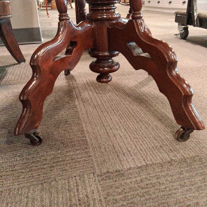 Marble Top Parlor Table w/ Castors