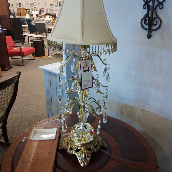 Brass & Glass Hollywood Lamp