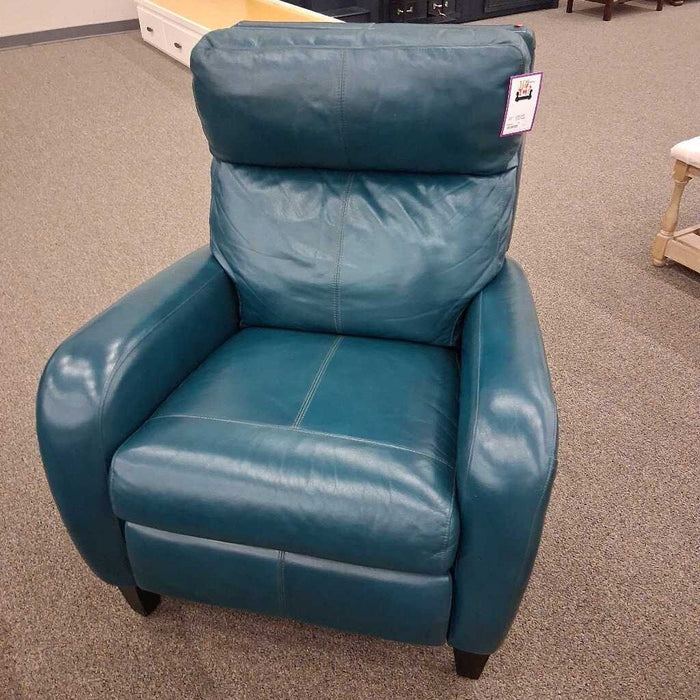 Flexsteel Teal Leather Recliner