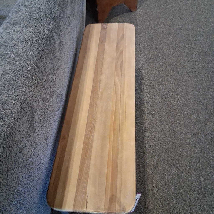 Wood Top Bench w/ Metal Legs