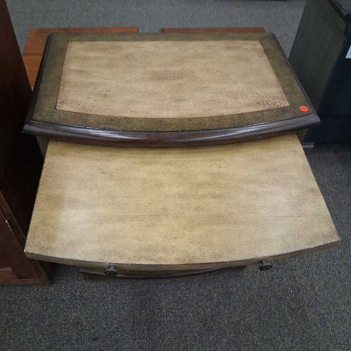Small Brown Pattern 4 Dwr Nightstand