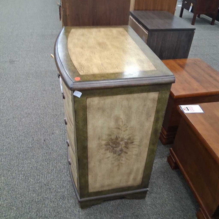 Small Brown Pattern 4 Dwr Nightstand