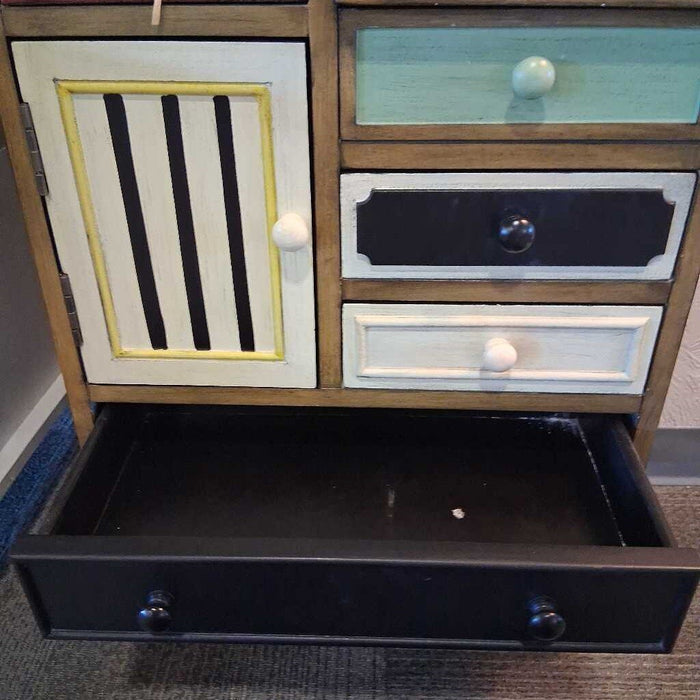 6 Dwr Multi Tone End Table