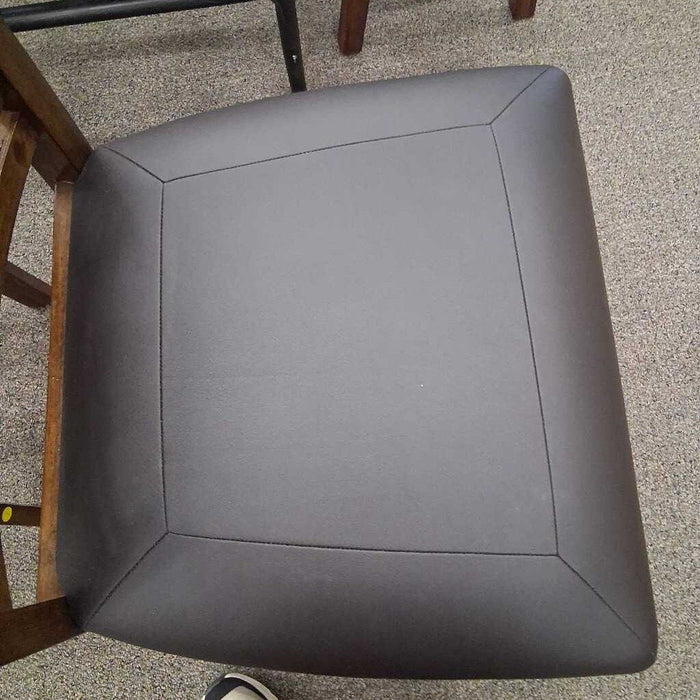 Pair of Black & Brown Barstools