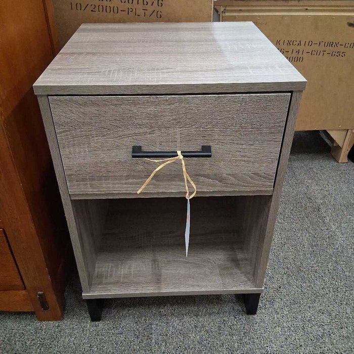Small Gray Nightstand