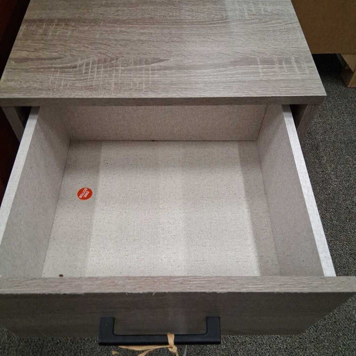 Small Gray Nightstand