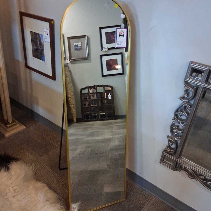 Standing Gold Floor Mirror