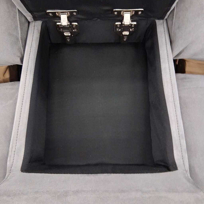 Grey Pwr Rec Loveseat