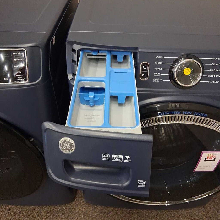 Set of Blue GE Washer & Dryer