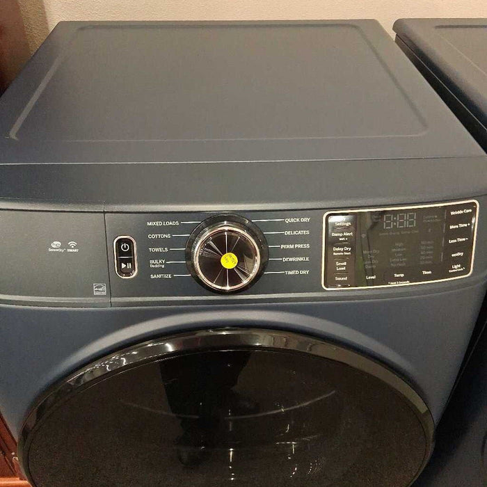 Set of Blue GE Washer & Dryer