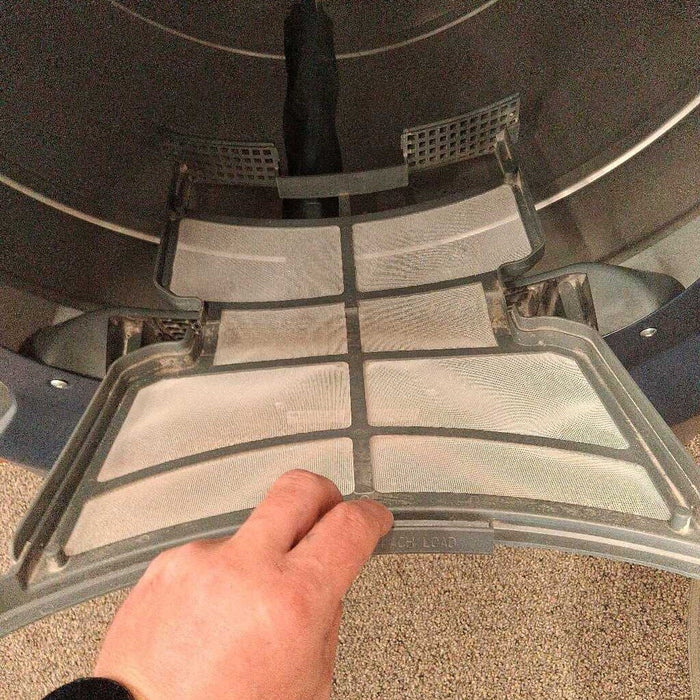 Set of Blue GE Washer & Dryer