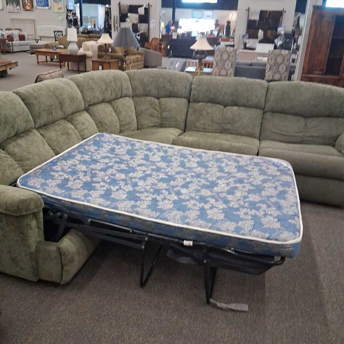 Flexsteel Sage 4 Pc Rec Sleeper Sectional
