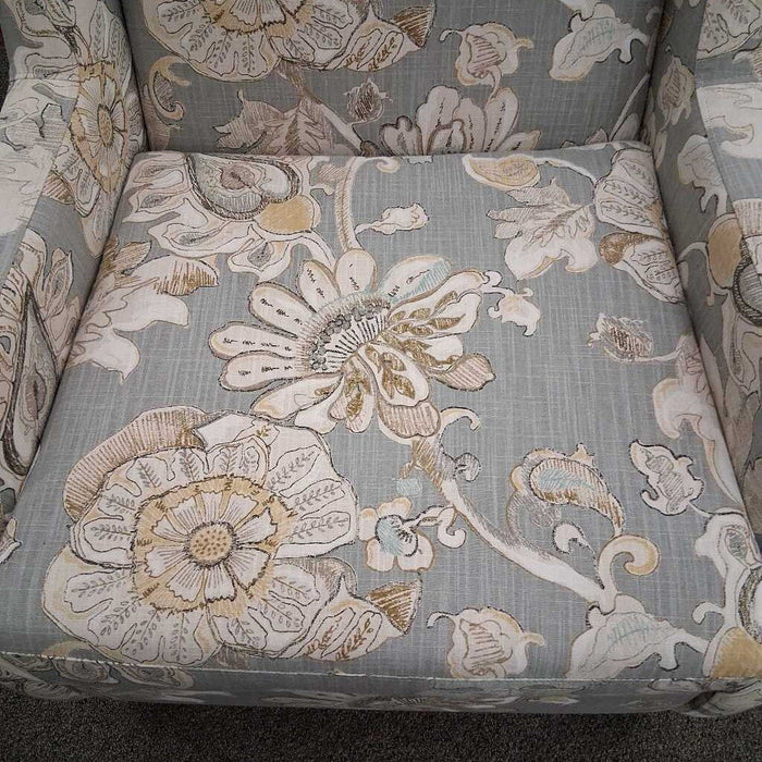 Floral Pattern Accent Chair