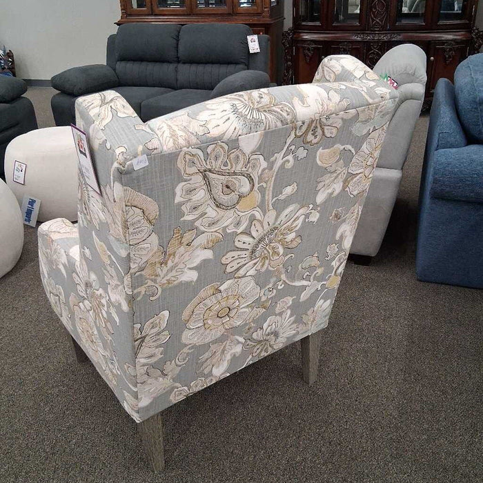 Floral Pattern Accent Chair