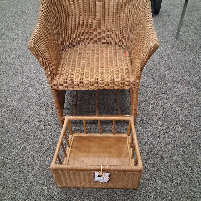 Woven Arm Chair w/ Storage