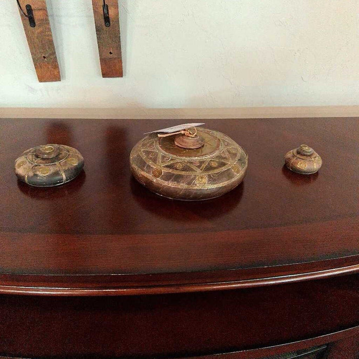Set of 3 Vintage Asian Opium/ Tobacco Boxes