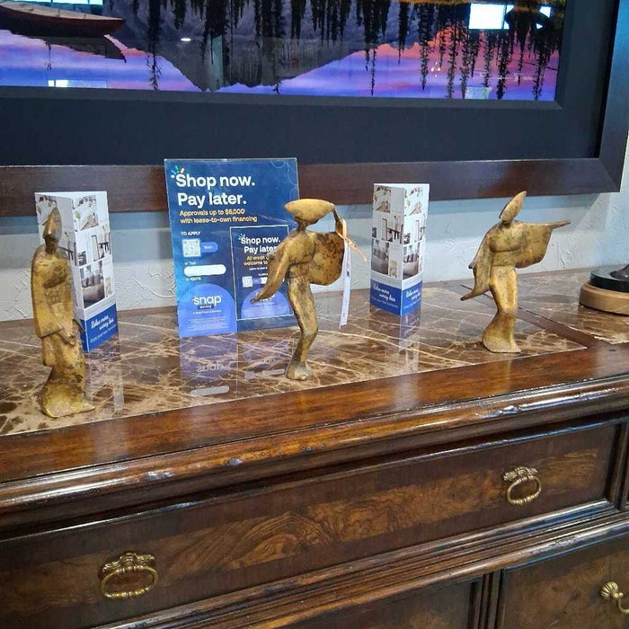 Set of 3 Brass Dancers