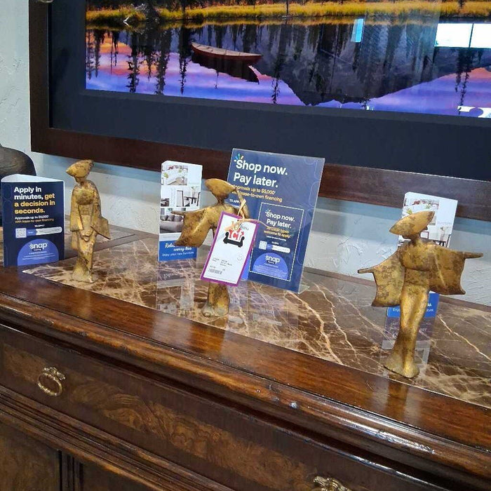 Set of 3 Brass Dancers