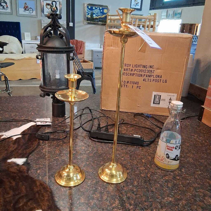 Pair of Brass Candle Holders