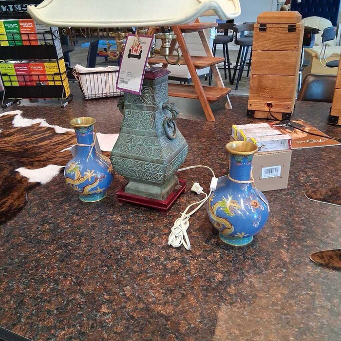 Asian Themed Dragon Vase
