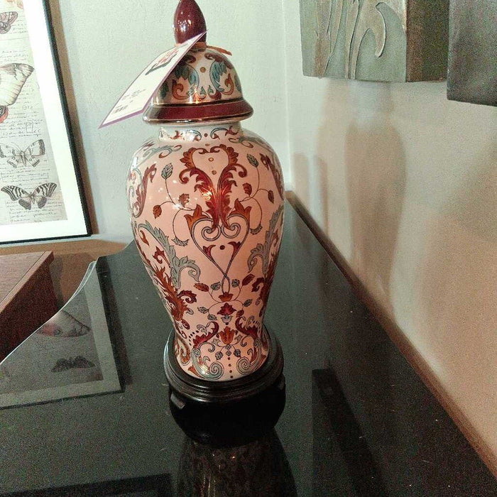 Asian Style Urn w/ Stand