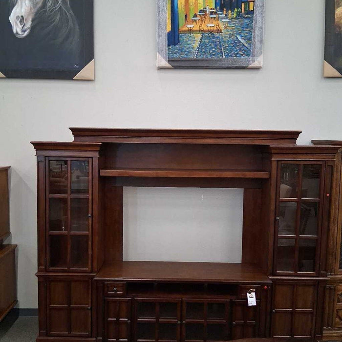 Large Drk Brw 5 Pc Entertainment Center