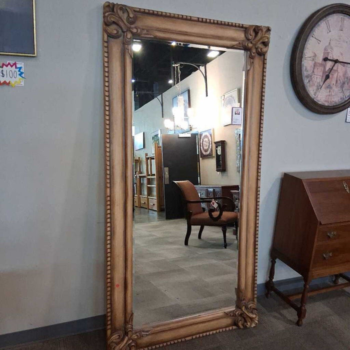 Very Large Dark Brown Frame Mirror