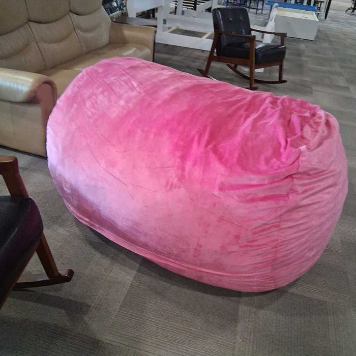 Oversized Pink Bean Bag Chair