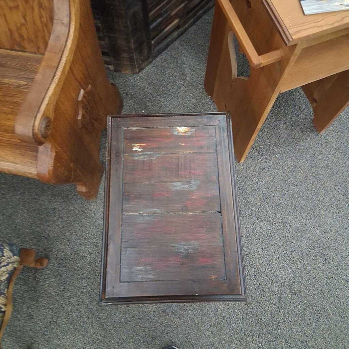 Small Rustic Wooden End Table