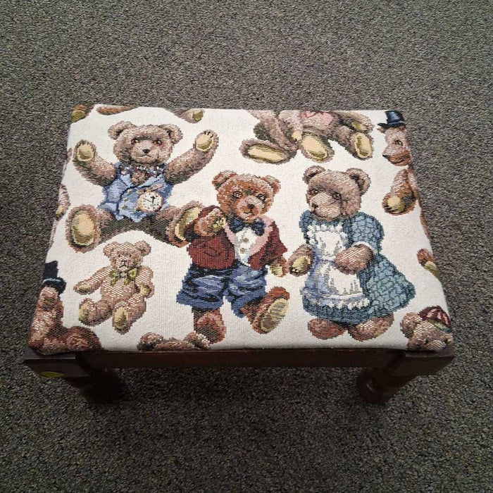 Small Teddy Print Stool