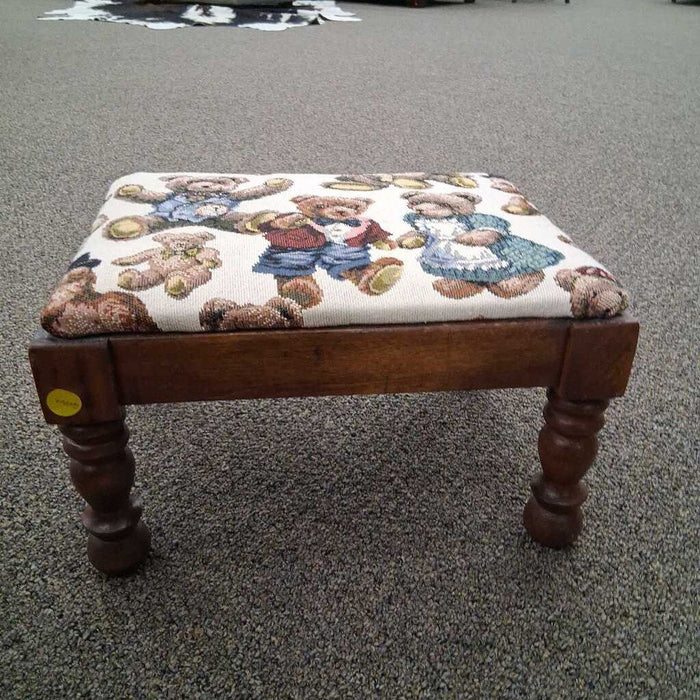 Small Teddy Print Stool