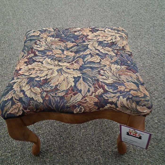 Small Brown Pattern Foot Stool
