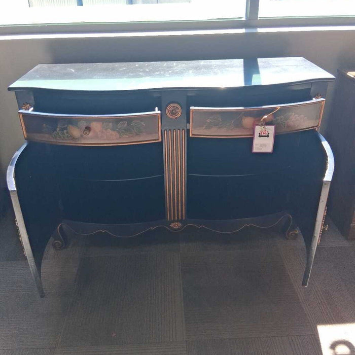 Stone Top Black Buffet (Missing Handle)
