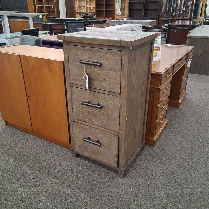 Brown 3 Dwr File Cabinet