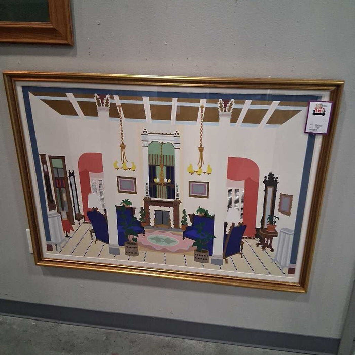 Melanie Brittain "Hotel Jerome" Lithograph