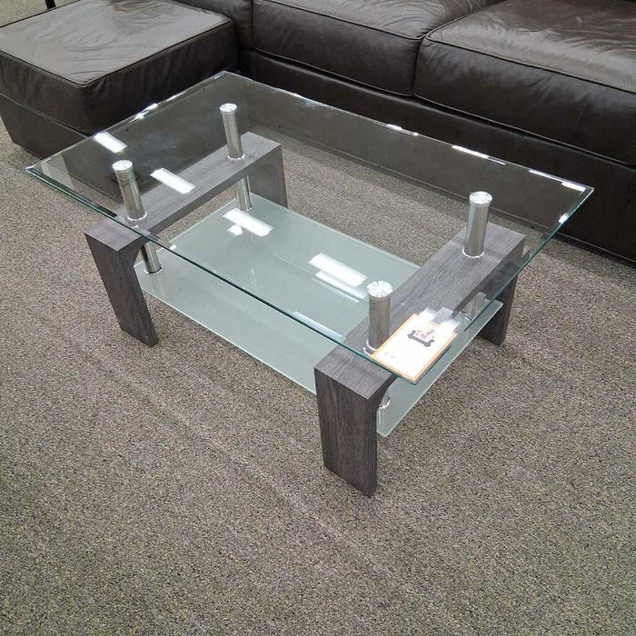 Modern Glass Top Coffee Table