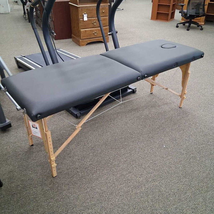 Black Folding Massage Table w/ Pad