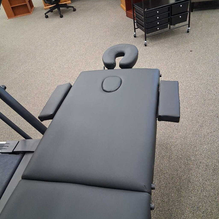 Black Folding Massage Table w/ Pad