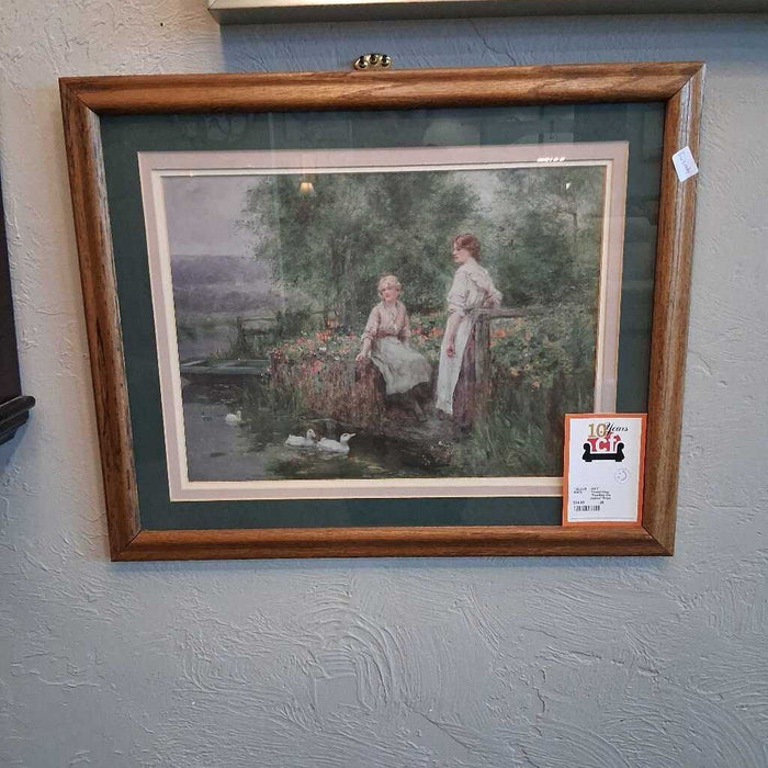 Yeend King "Feeding the Ducks" Print