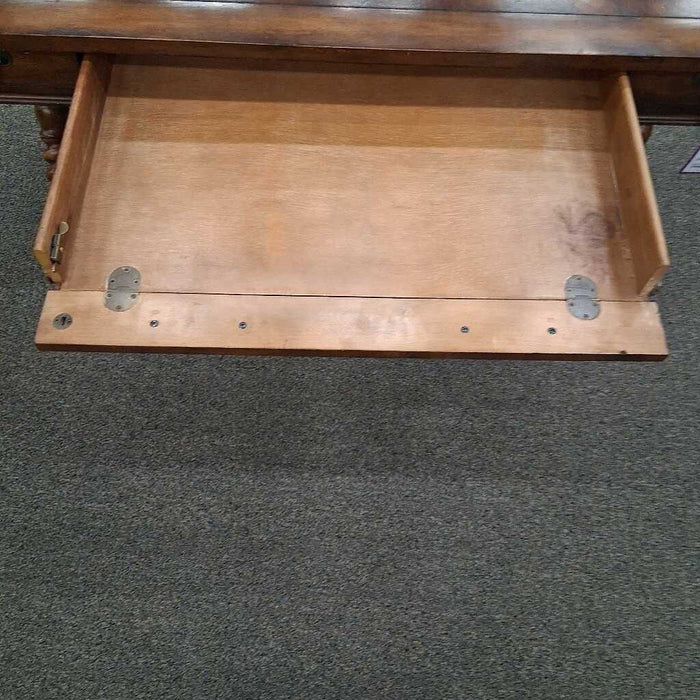 Ornate 2 Pc Wooden Office Desk