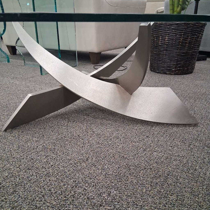 Glass Top Modern Coffee Table