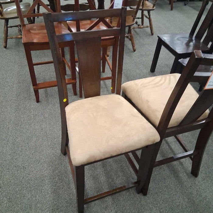 Pair of Dark Brown Barstools