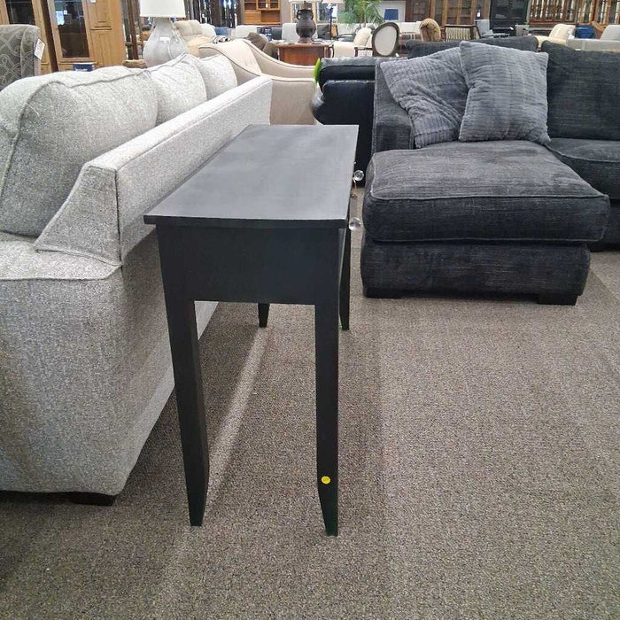 Distressed Black 2 Dwr Entry Table