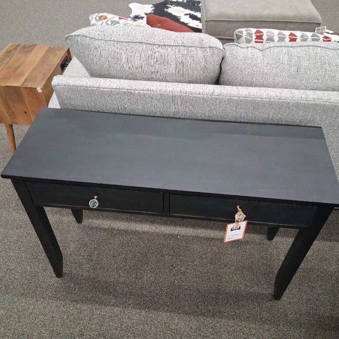 Distressed Black 2 Dwr Entry Table