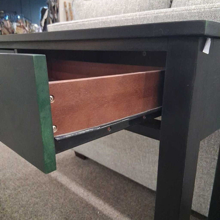 Distressed Black 2 Dwr Entry Table